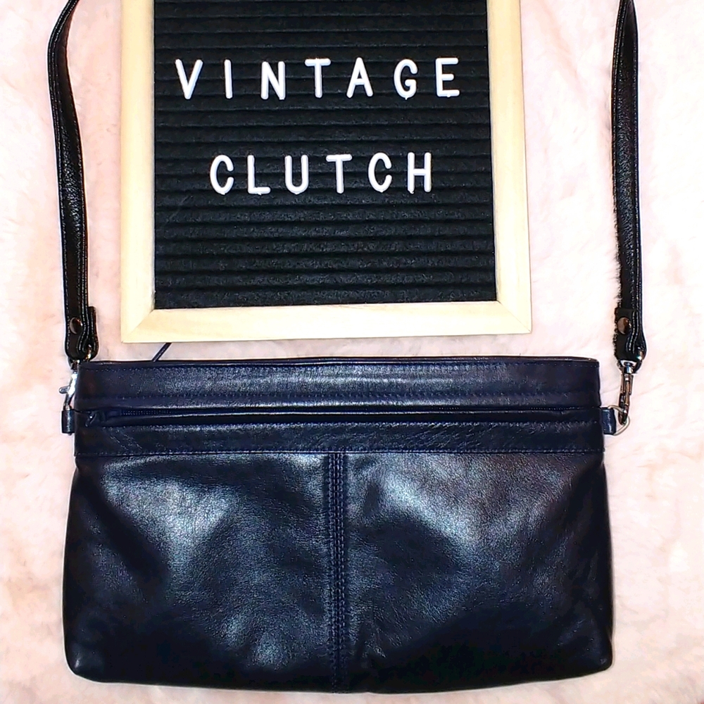 Vintage Leather Derek Alexander Clutch